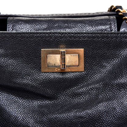 Chanel Caviar Large Edy Reissue Tote Black 10 of 10