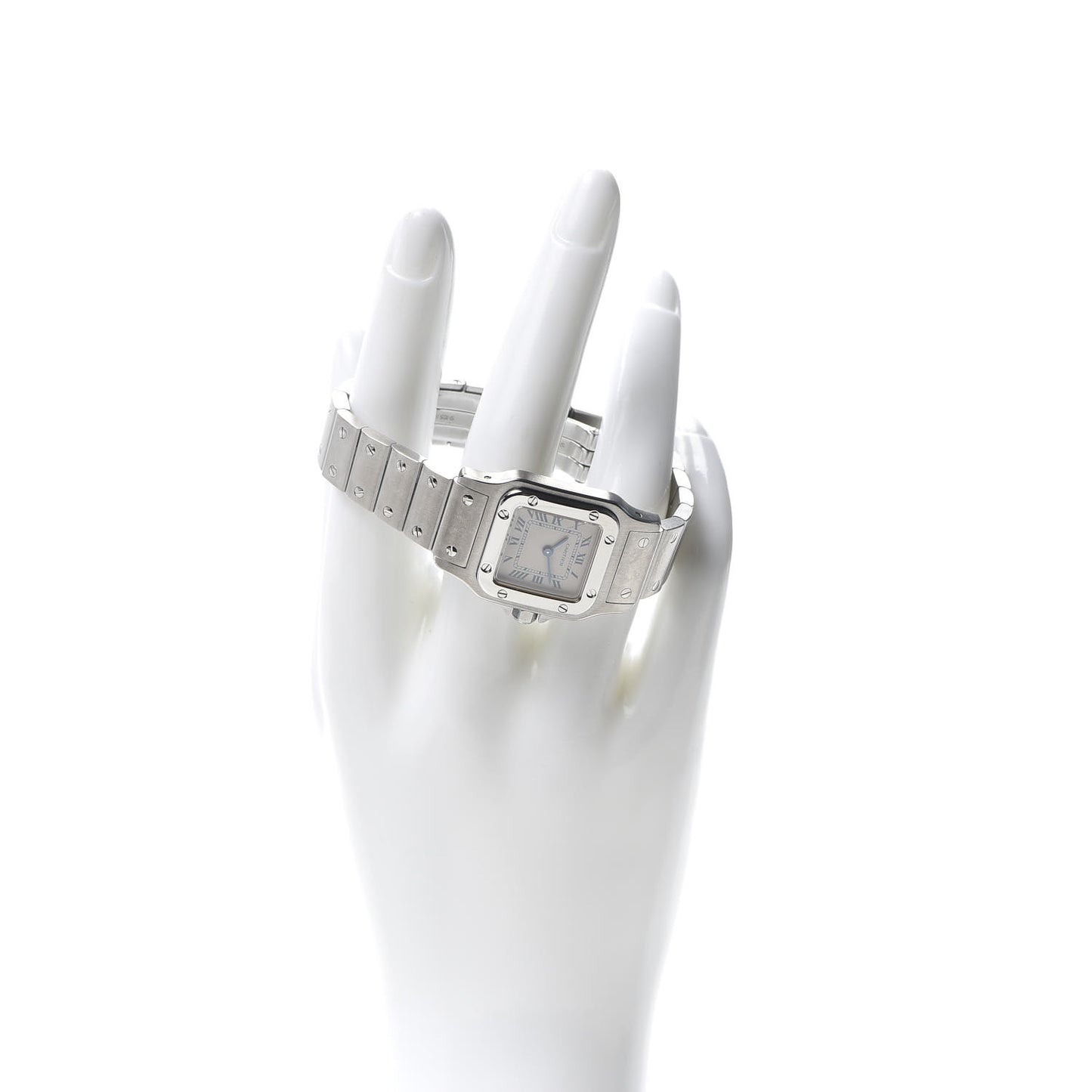 Stainless Steel 24mm Santos de Galbee Quartz Watch