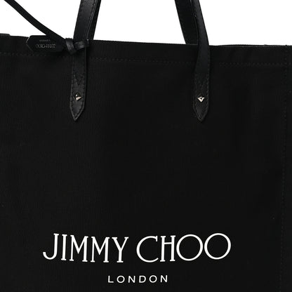 Jimmy Choo Canvas Logo Tote Black 7 of 9