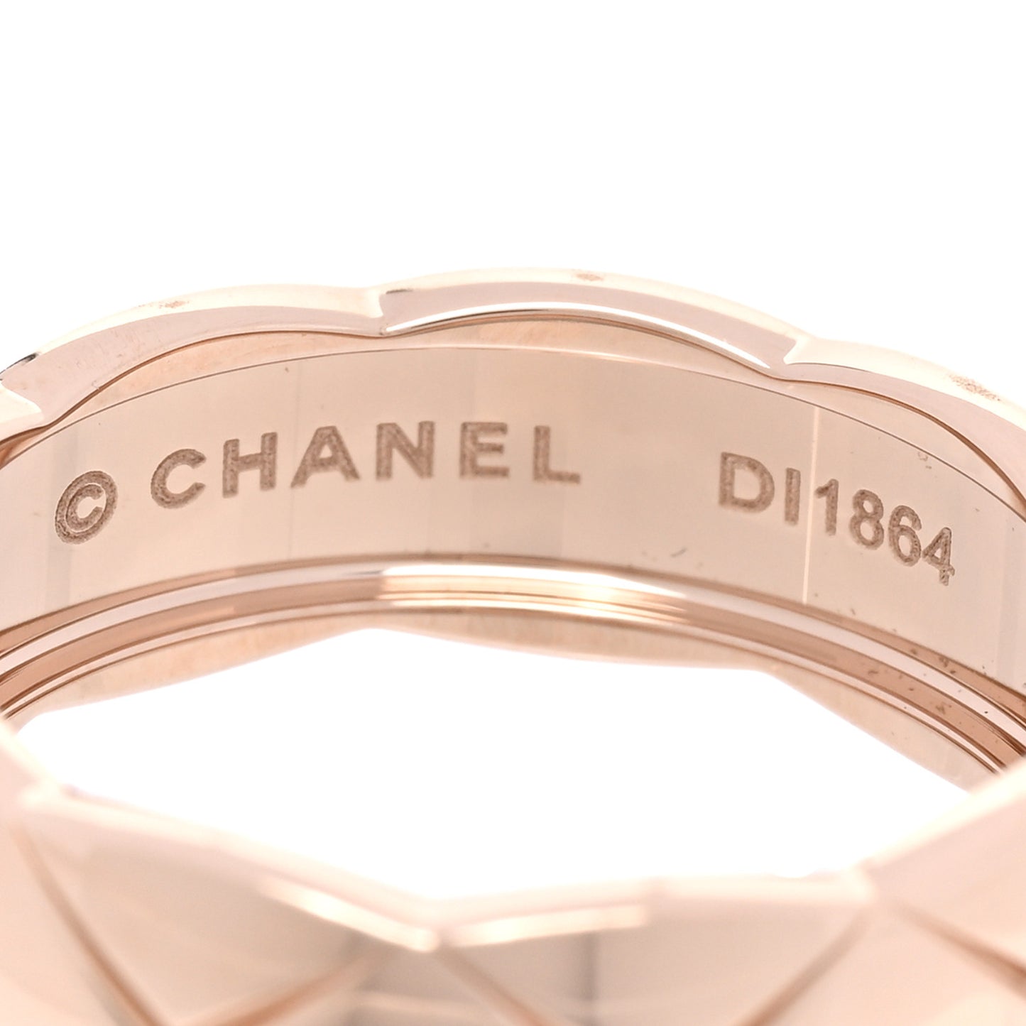 18K Beige Gold Small Coco Crush Ring 57 8