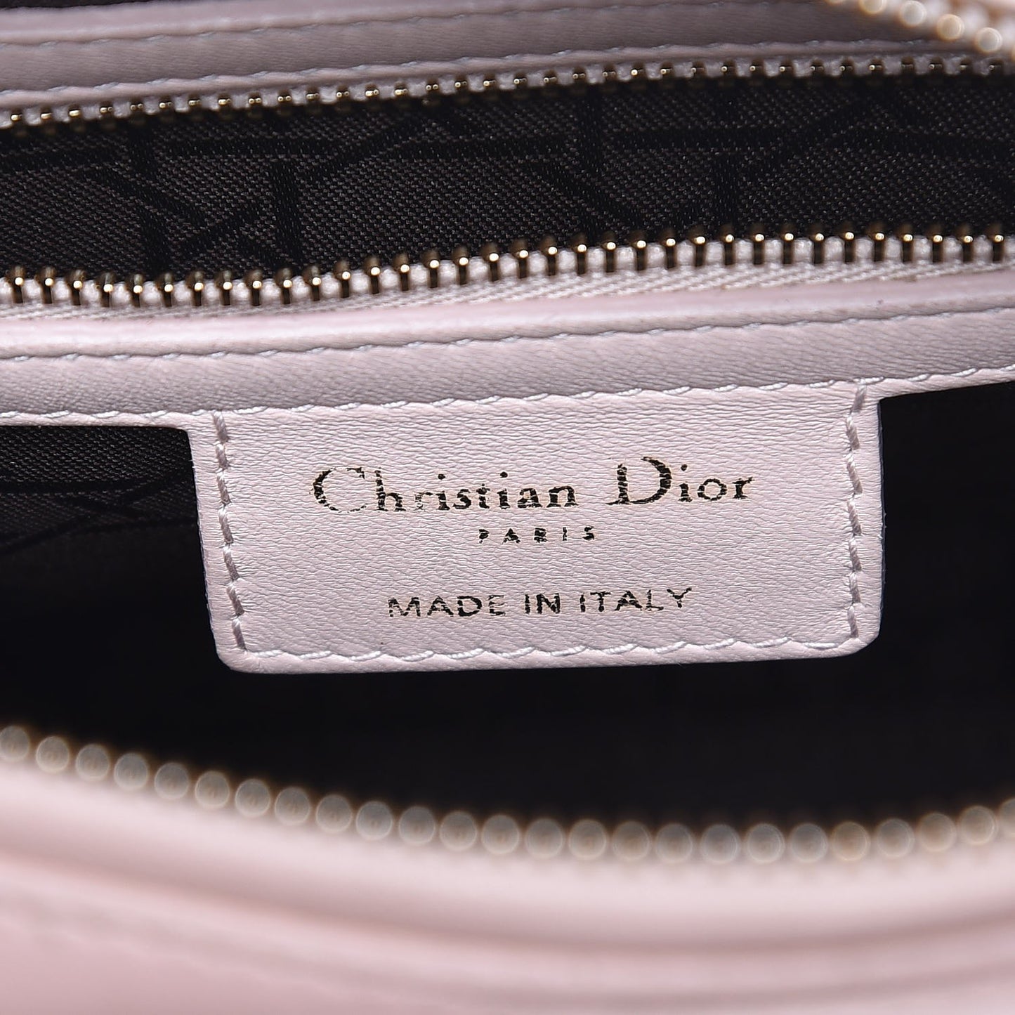 Lambskin Cannage Medium Lady Dior Light Pink