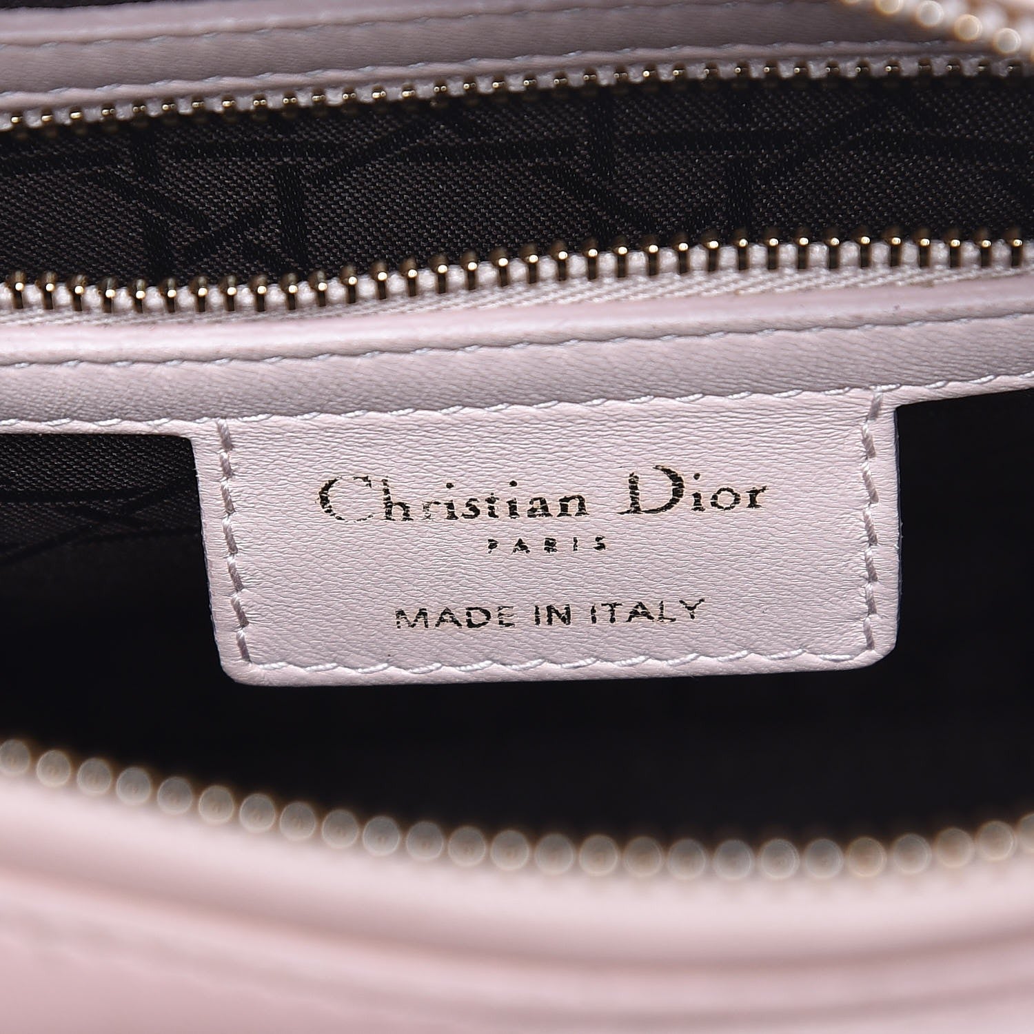 Christian Dior Lambskin Cannage Medium Lady Dior Light Pink 6 of 11