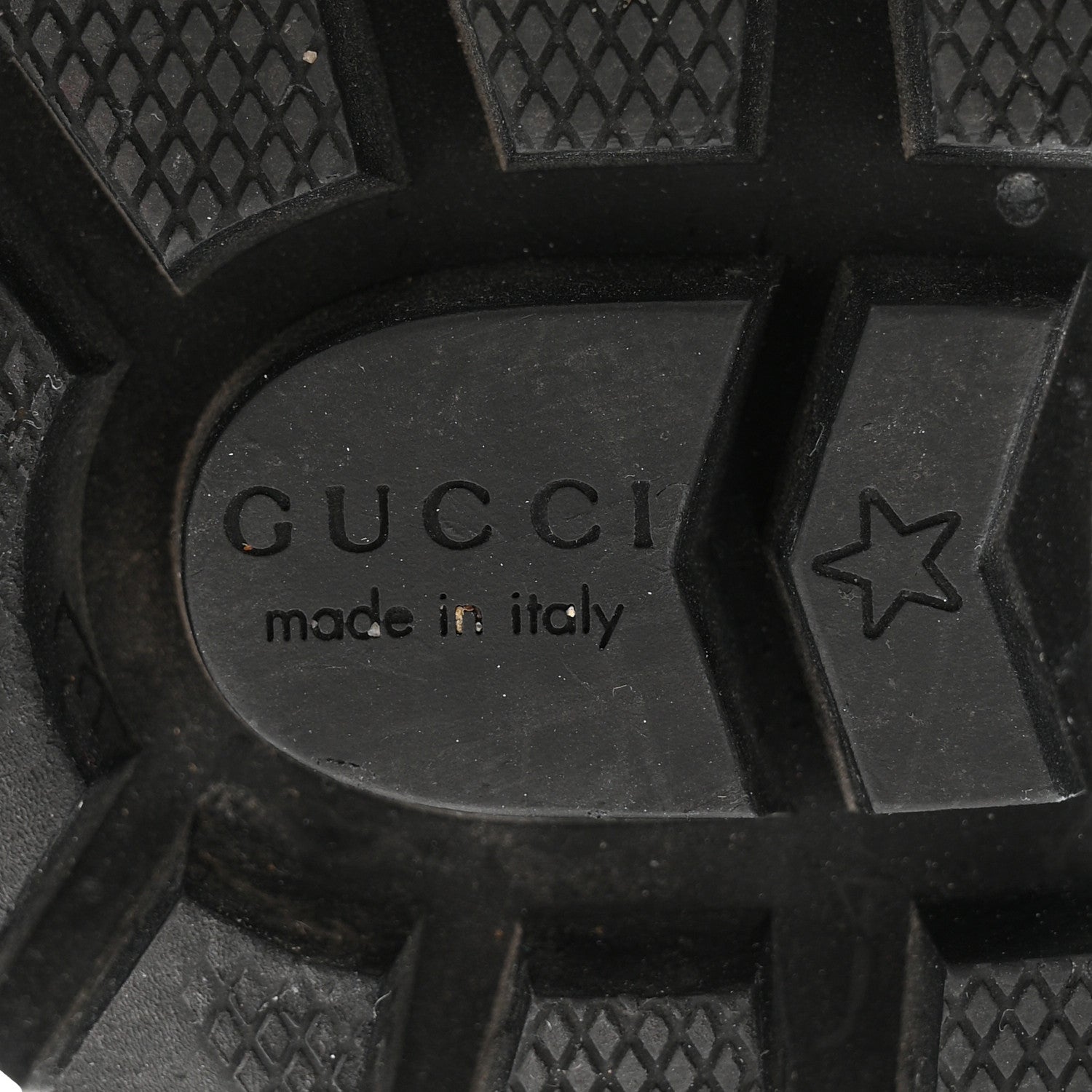 Gucci Calfskin Rainbow Trip Lace Up Combat Boots 36.5 Black 6 of 12