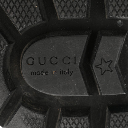 Gucci Calfskin Rainbow Trip Lace Up Combat Boots 36.5 Black 6 of 12