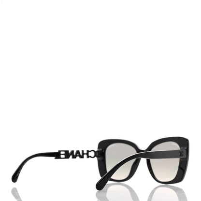 Chanel Acetate Strass Square Sunglasses 5422-B Black 4 of 8