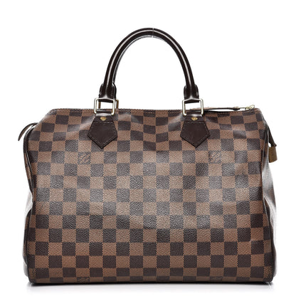 Louis Vuitton Damier Ebene Speedy 30 1 of 16