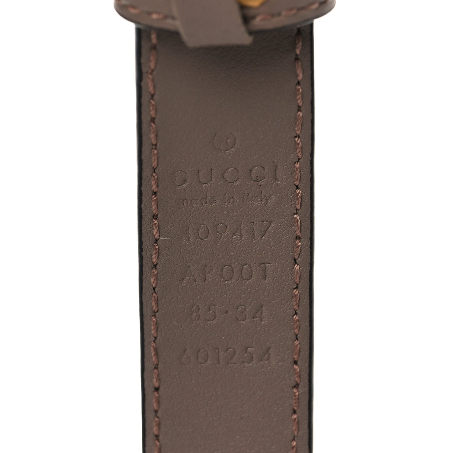 Calfskin Double G 20mm Belt 85 34 Porcelain Rose