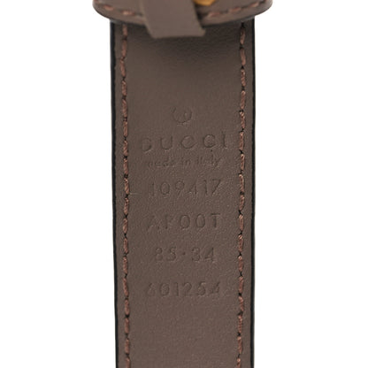 Gucci Calfskin Double G 20mm Belt 85 34 Porcelain Rose 3 of 5