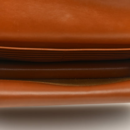 Celine Triomphe Canvas Lambskin Wallet On Strap Tan 4 of 7