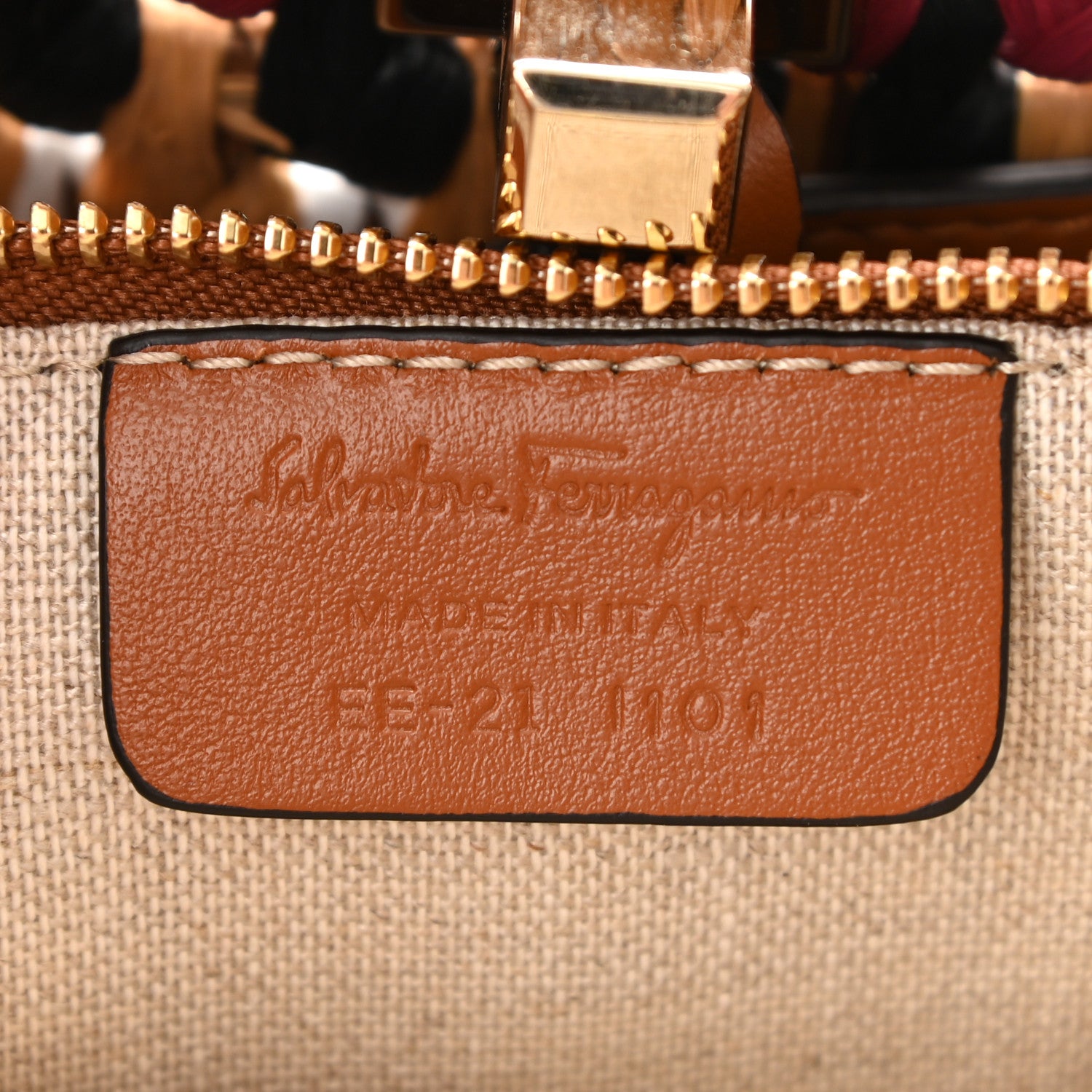 Salvatore Ferragamo Raffia The Studio Tote Multicolor 7 of 8