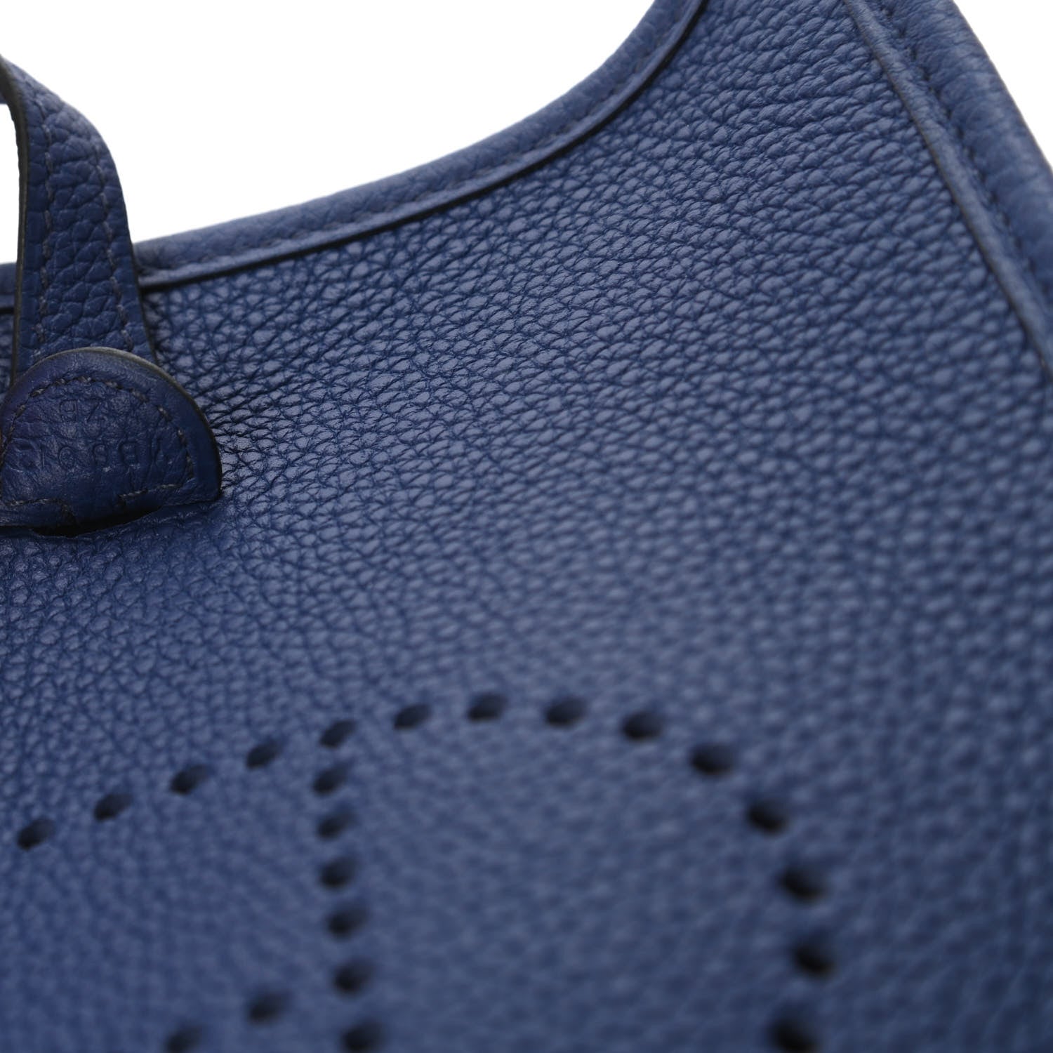 Hermes Taurillon Clemence Amazone Evelyne TPM Blue Saphir Blue Indigo 9 of 11
