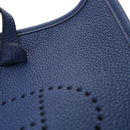 Hermes Taurillon Clemence Amazone Evelyne TPM Blue Saphir Blue Indigo 9 of 11