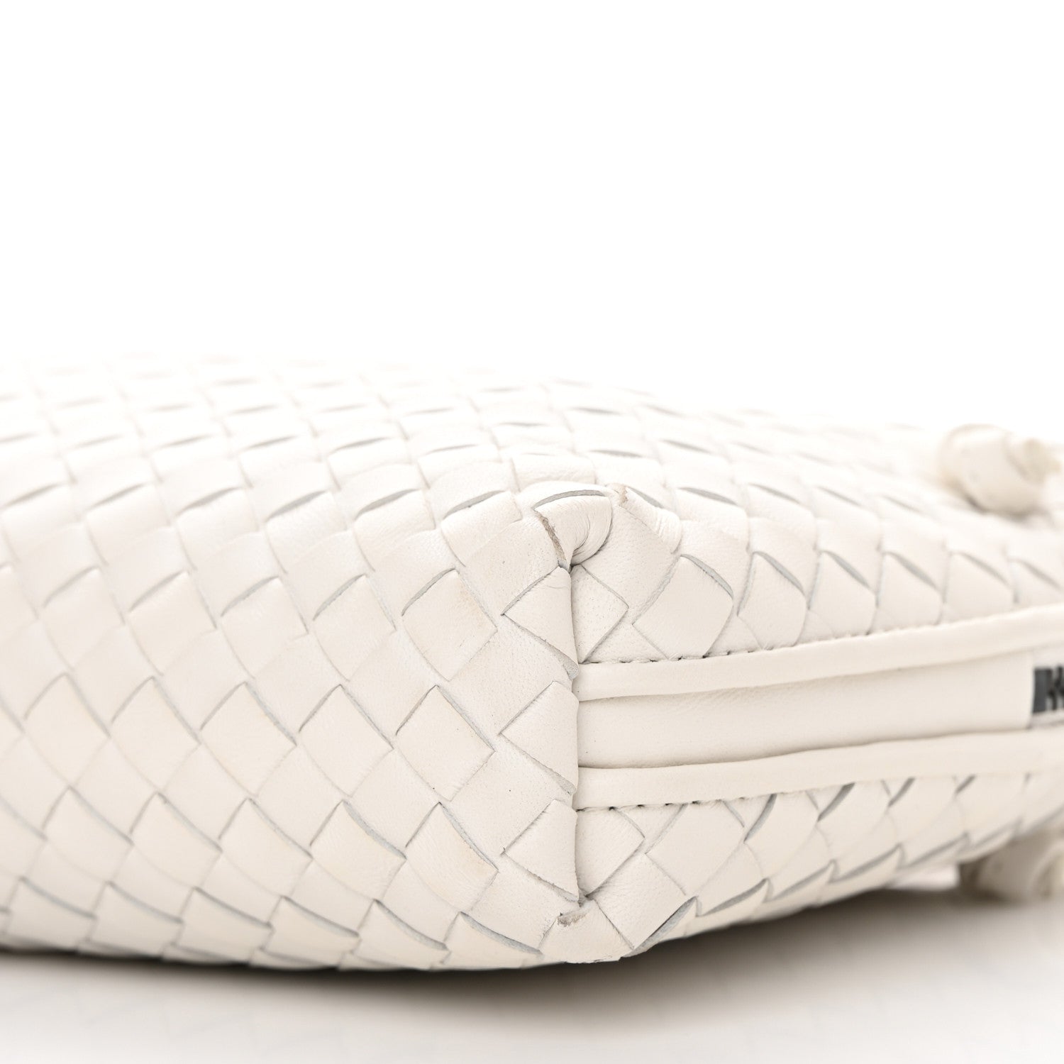 Bottega Veneta Nappa Intrecciato Nodini Crossbody Messenger White 9 of 17