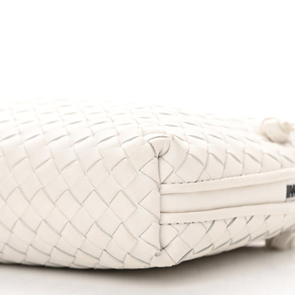 Bottega Veneta Nappa Intrecciato Nodini Crossbody Messenger White 9 of 17