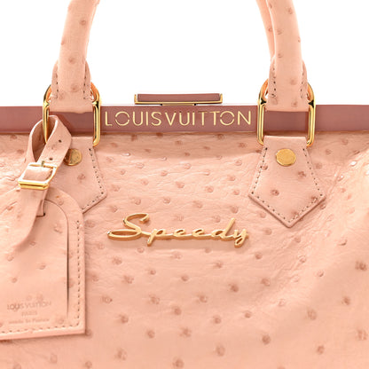 Louis Vuitton Ostrich Frame Speedy Pink 8 of 13