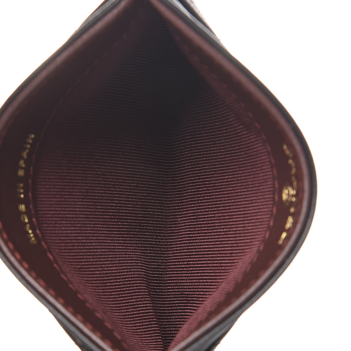 Lambskin Quilted Card Holder Black