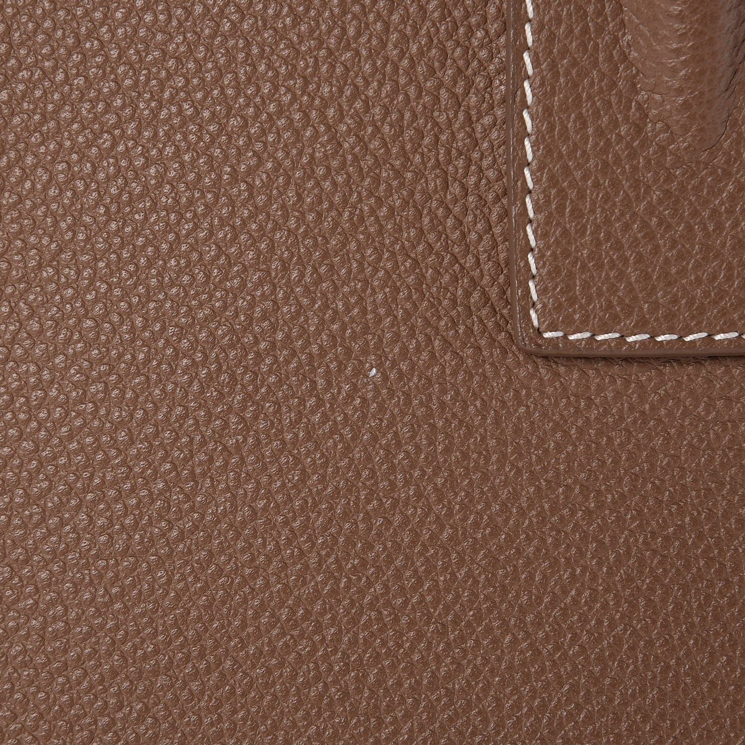 Saint Laurent Grained Calfskin Topstitch Small Sac De Jour Cognac 9 of 9