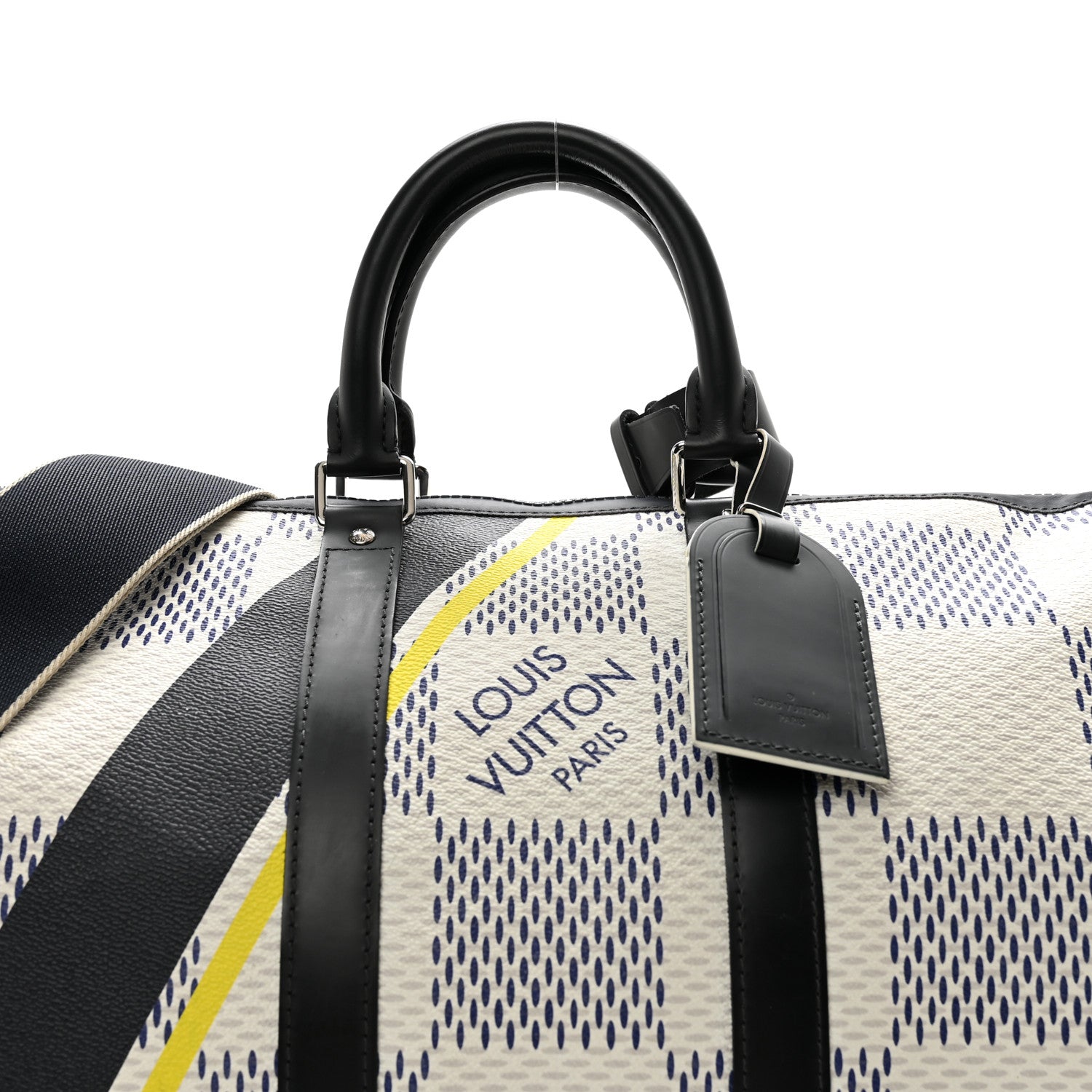 Louis Vuitton Damier Azur Latitude America's Cup Keepall Bandouliere 45 8 of 16