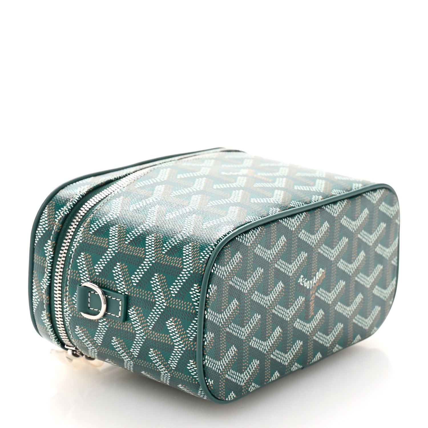 Goyard Goyardine Muse Mini Vanity Case Green 4 of 11