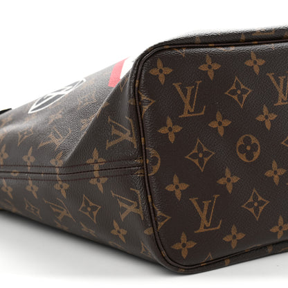 Louis Vuitton Monogram World Tour Neverfull MM 10 of 13