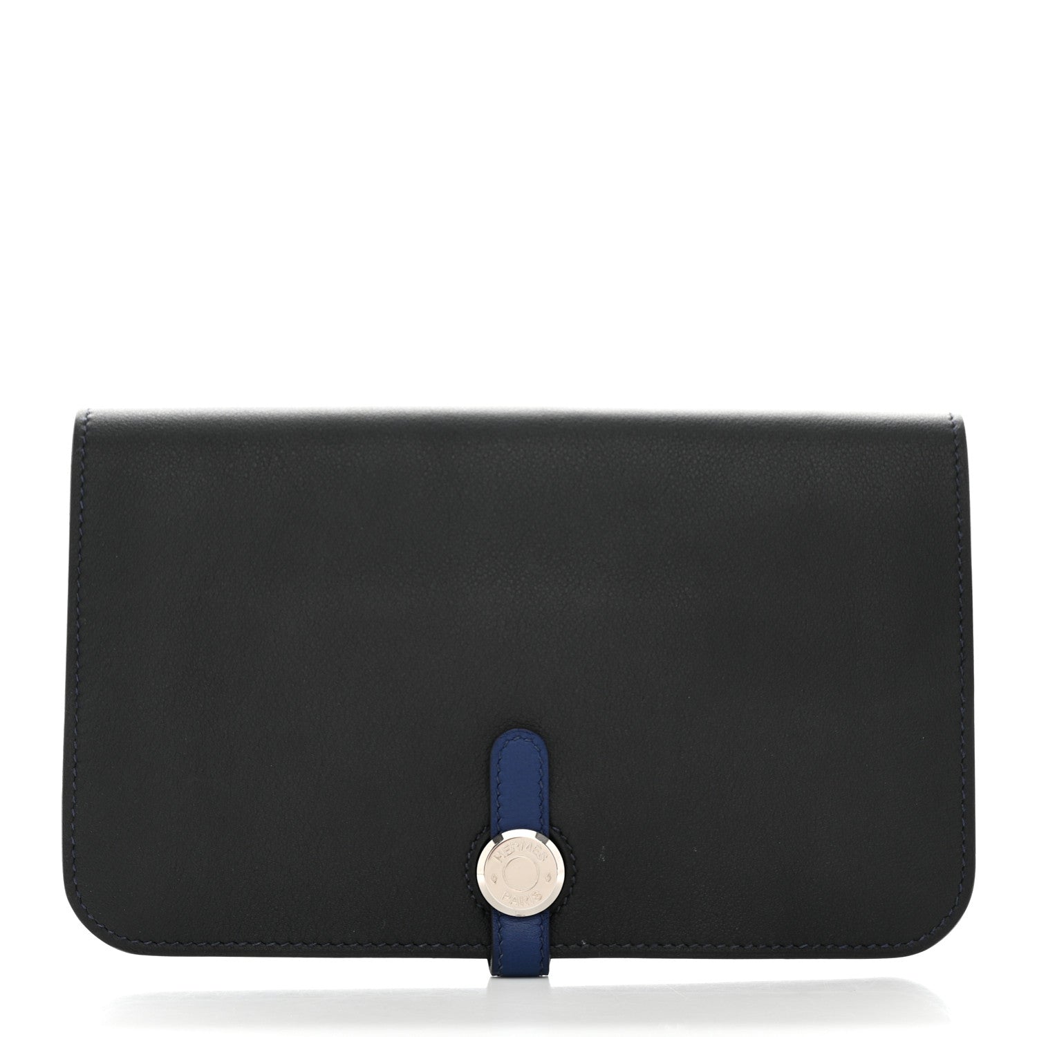 Hermes Swift Dogon Duo Wallet Black 1 of 10