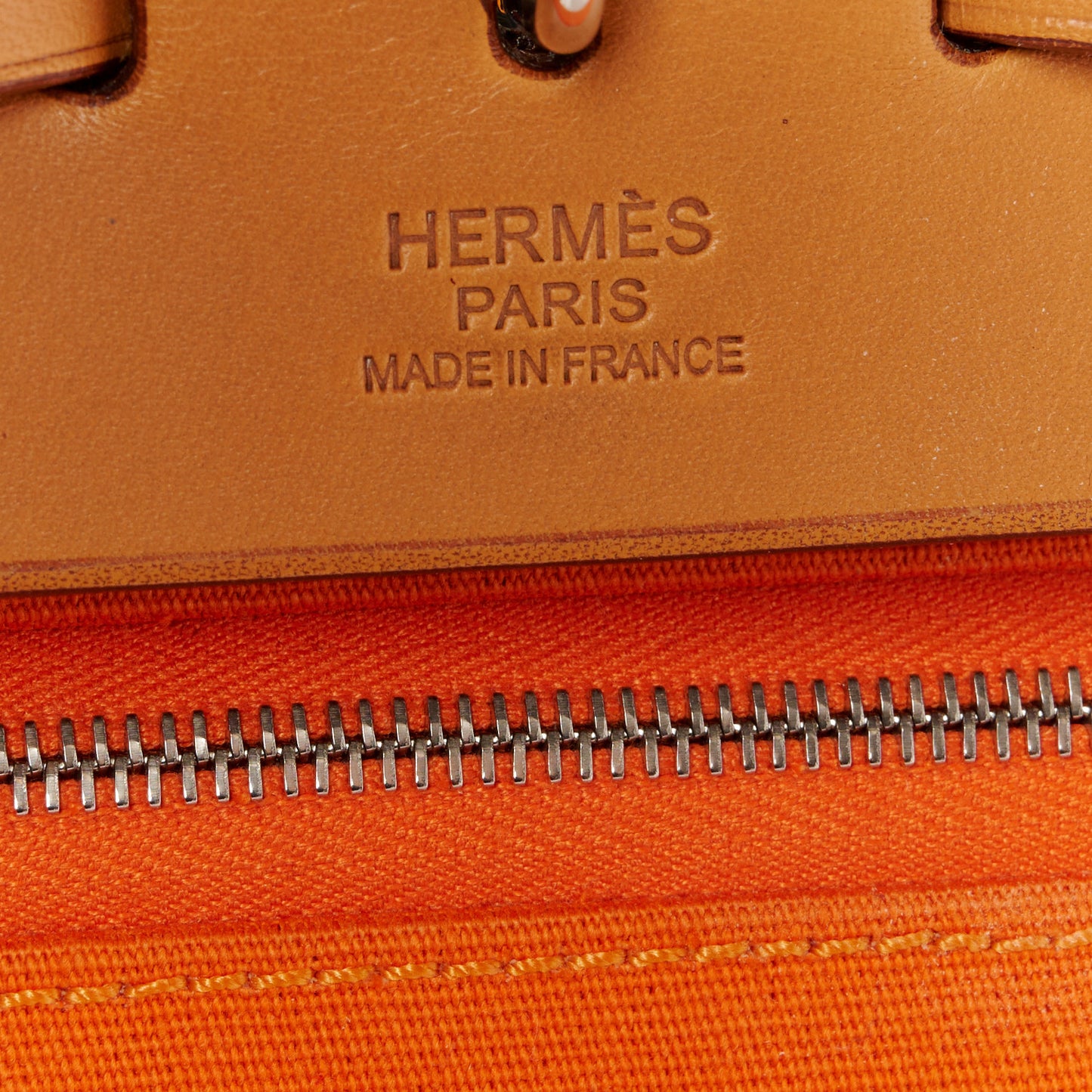 Vache Hunter Toile Herbag Zip 39 MM Orange Natural