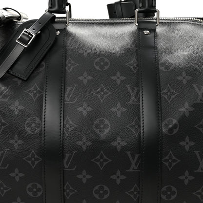 Louis Vuitton Monogram Eclipse Keepall Bandouliere 45 7 of 9