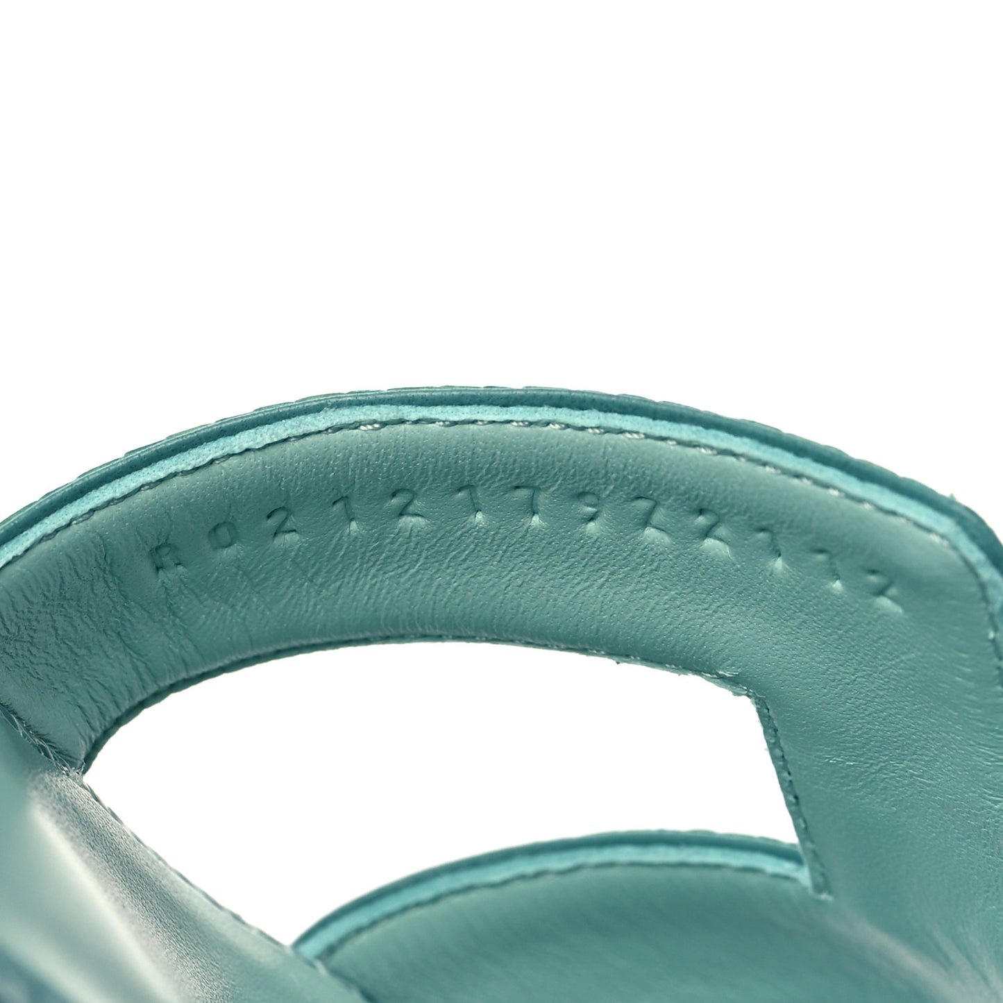 Lizard Oran Sandals 37 Turquoise