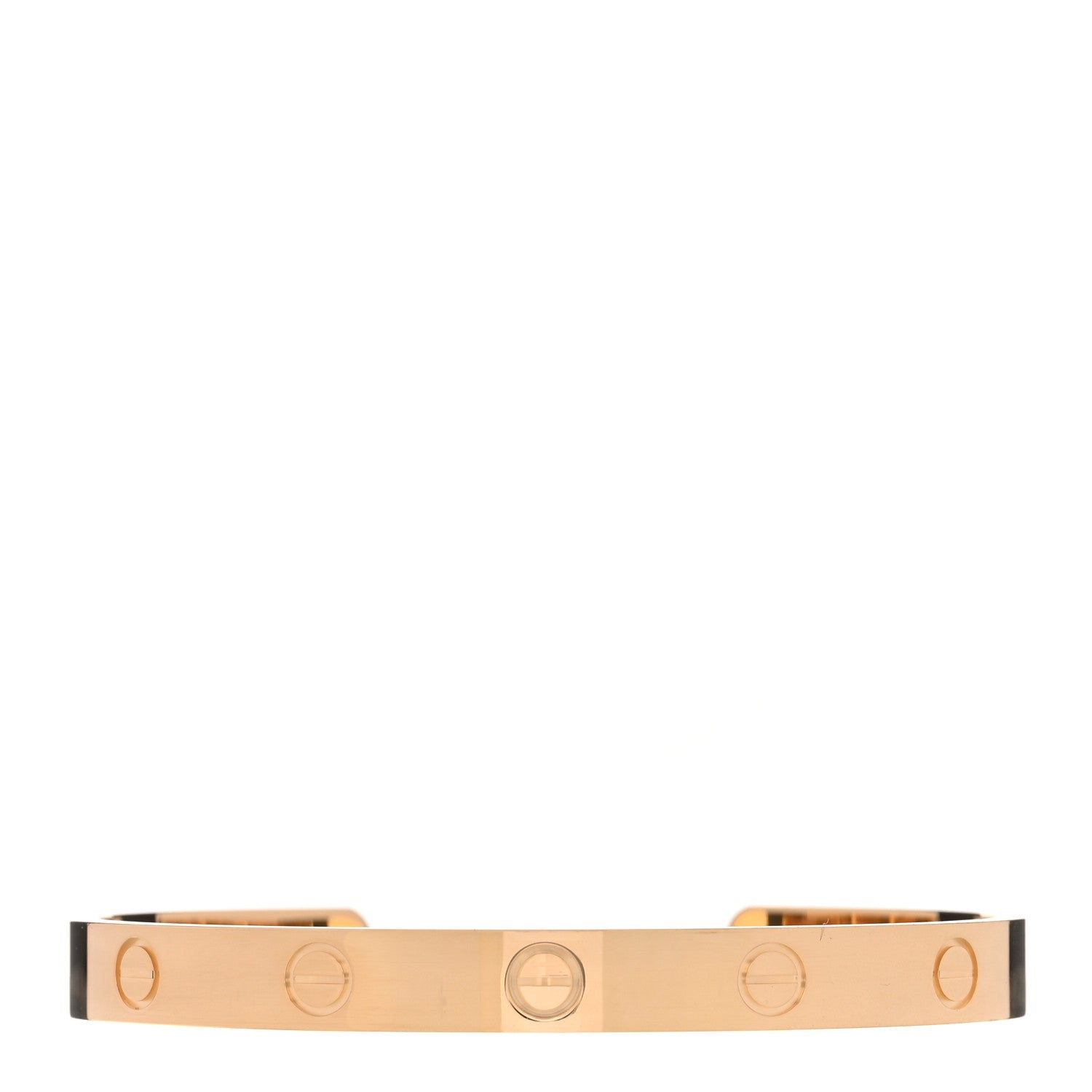 Cartier 18K Yellow Gold LOVE Cuff Bracelet 17 1 of 4