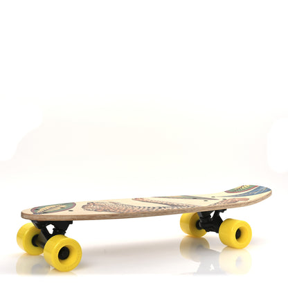 Hermes Wood Savana Dance Short Board Skateboard 3 of 10