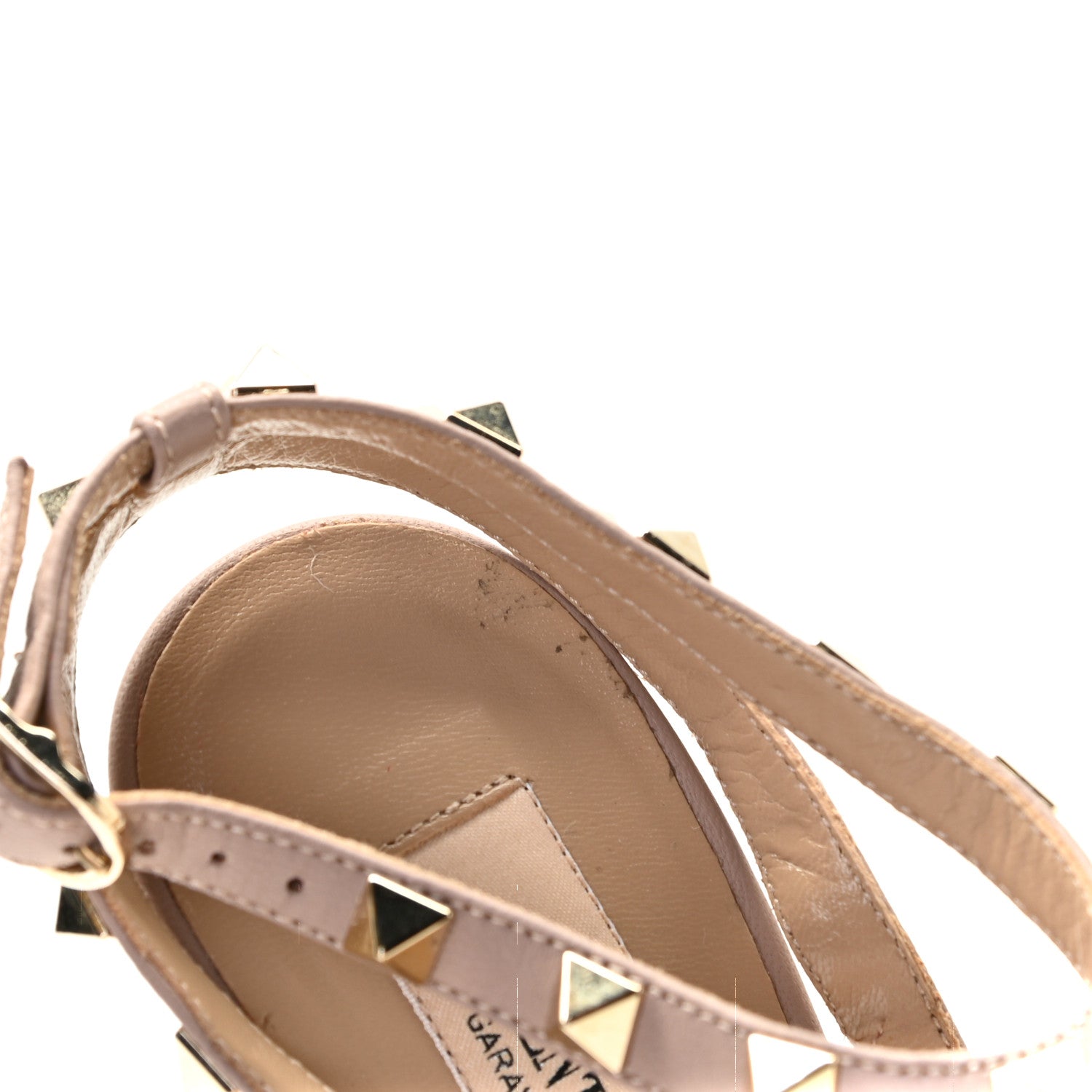 Valentino Garavani Calfskin Nappa Rockstud Ankle Strap 100mm Pumps 36 Deep Fuxia Poudre 13 of 15