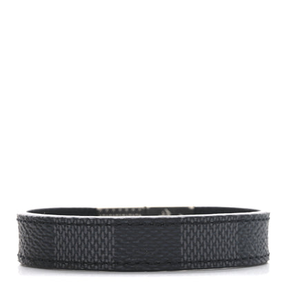 Louis Vuitton Damier Graphite Pull It Bracelet 3 of 4