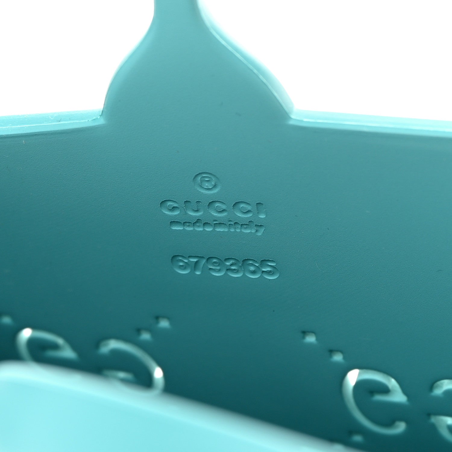 Gucci Rubber Kids GG Tote Dusty Azure 6 of 11