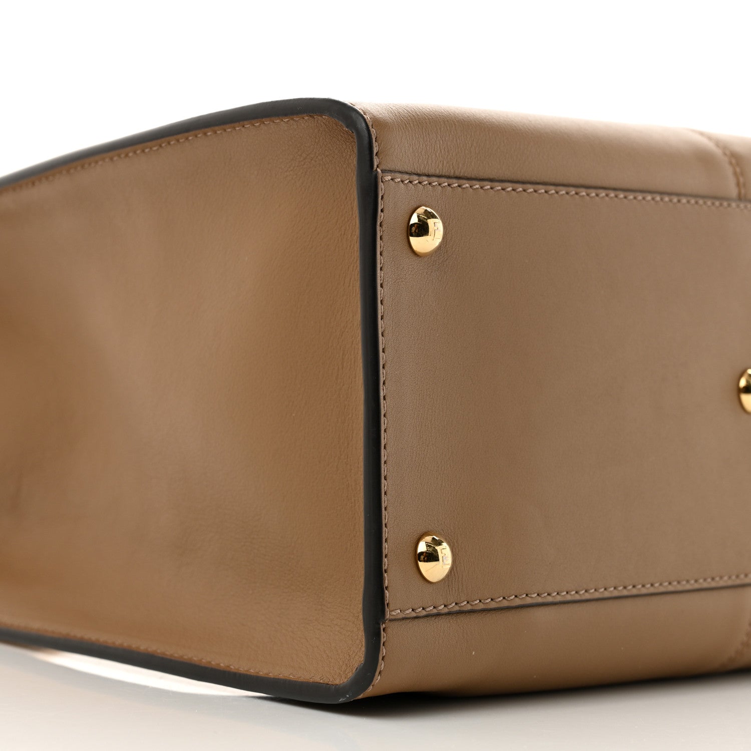 Fendi Vitello Seta Century Medium Peekaboo Mandorlo 8 of 11