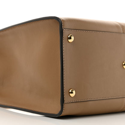 Fendi Vitello Seta Century Medium Peekaboo Mandorlo 8 of 11