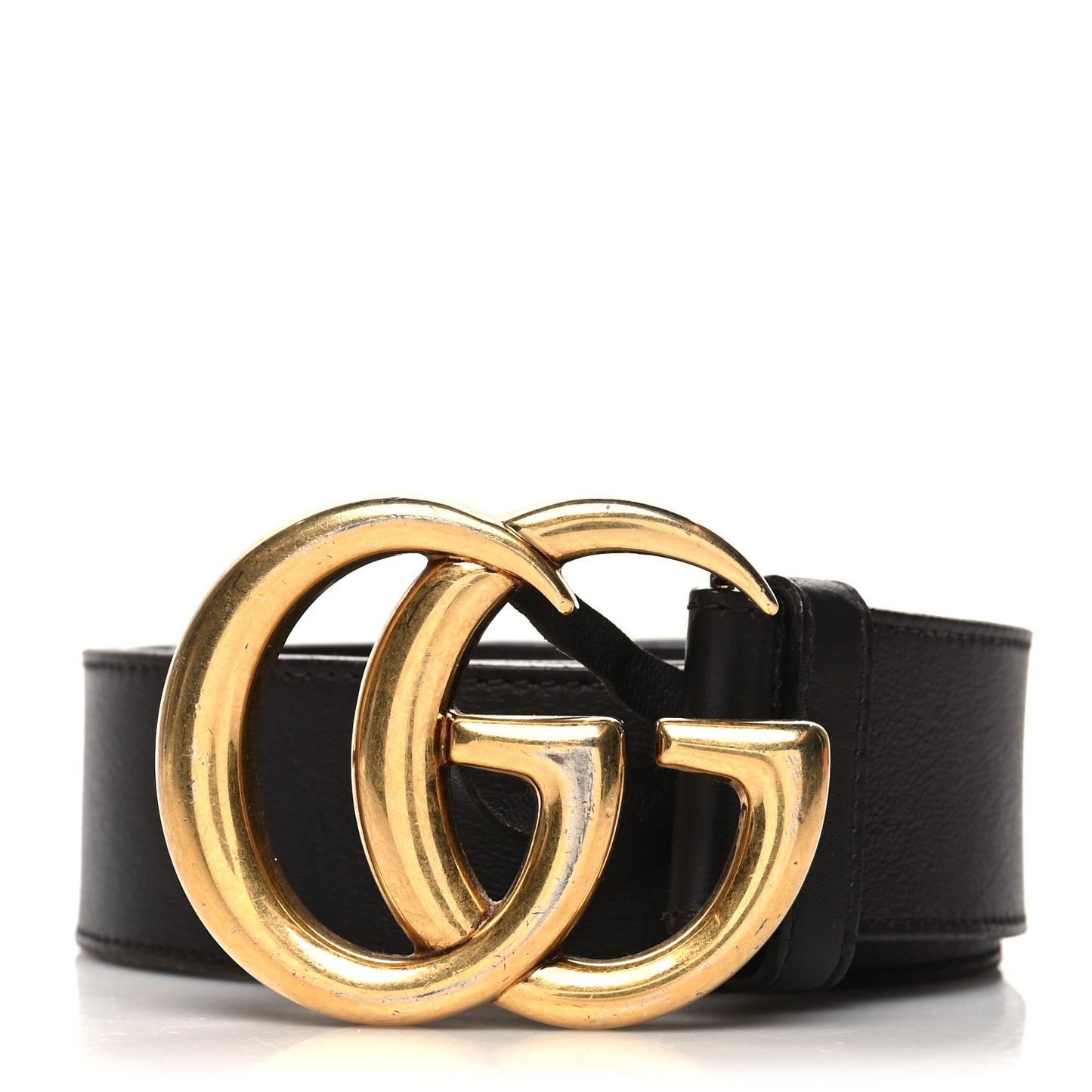 Calfskin Double G 40mm Belt 85 34 Dark Cocoa