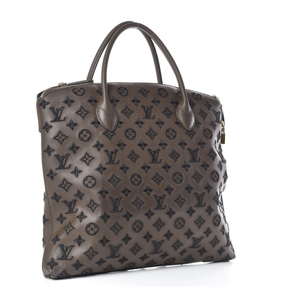 Louis Vuitton Monogram Addiction Vertical Lockit MM Brown 3 of 12