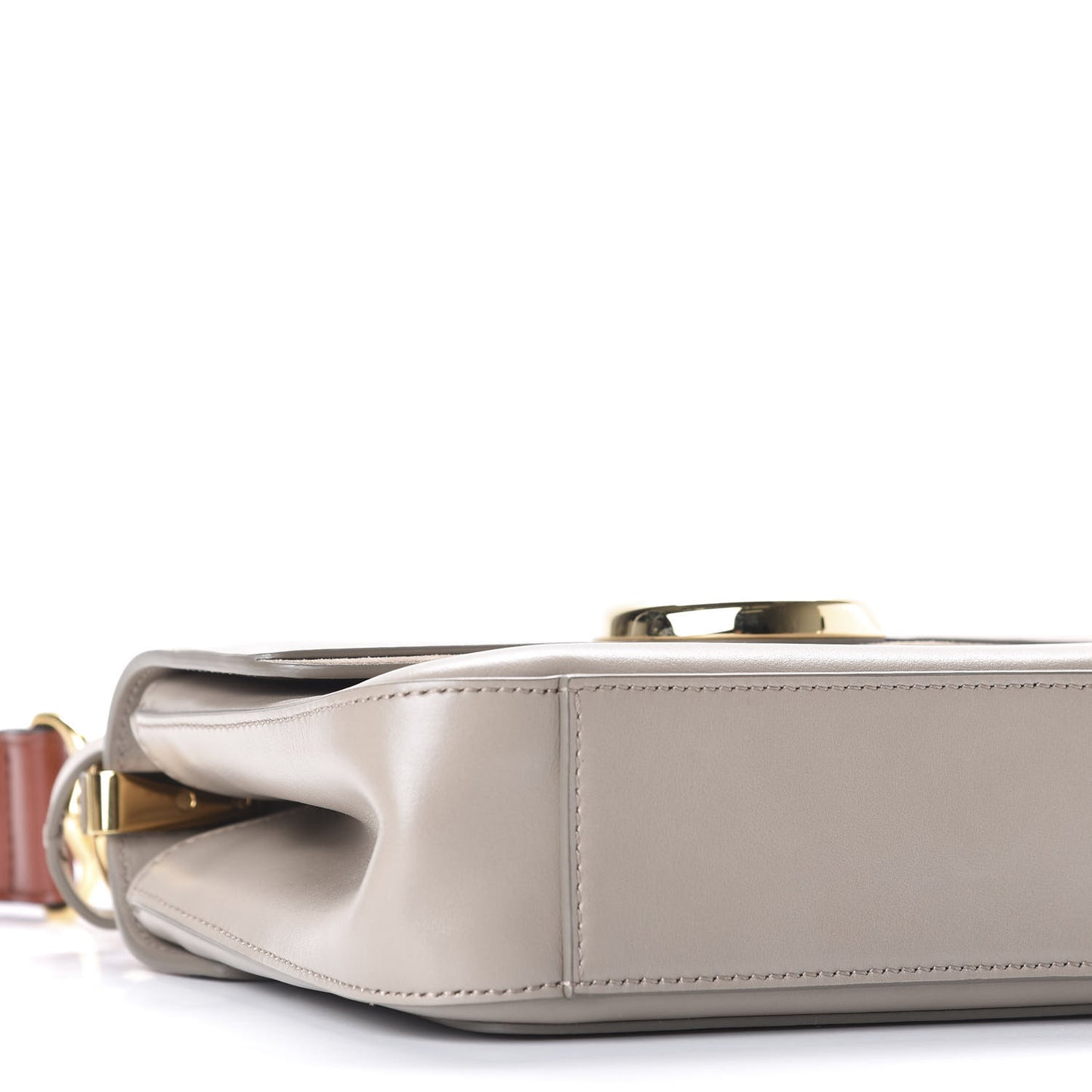 Calfskin Small C Double Carry Motty Grey