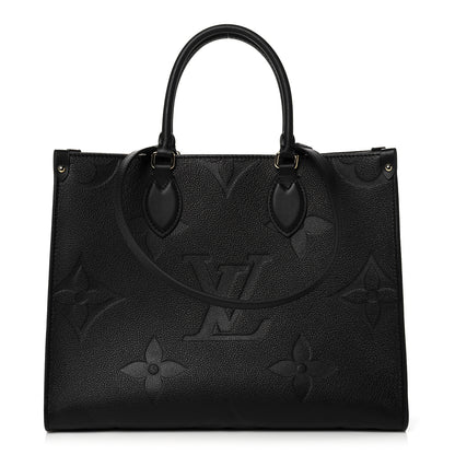 Louis Vuitton Empreinte Monogram Giant Onthego MM Black 1 of 9