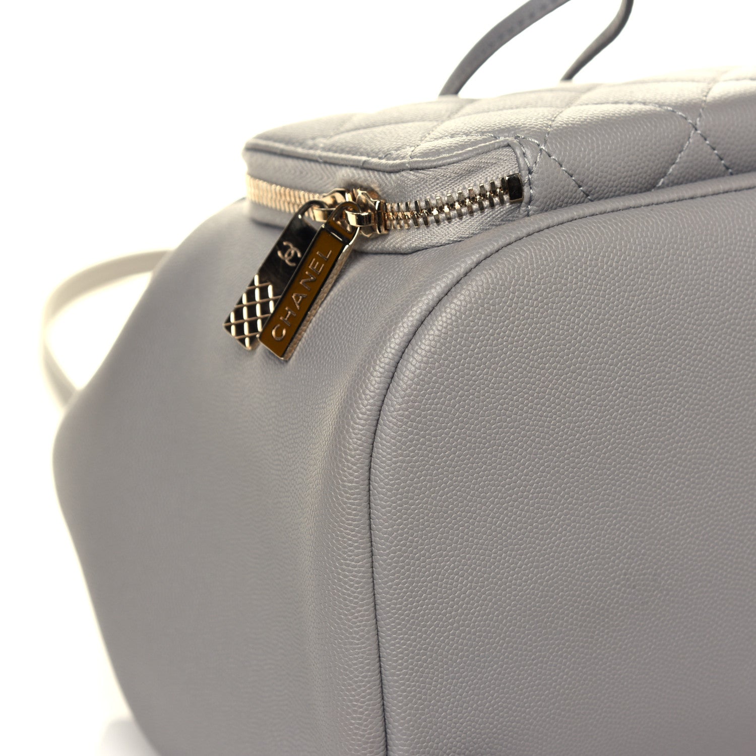 Chanel Caviar Quilted Business Affinity Backpack Grey 8 of 14