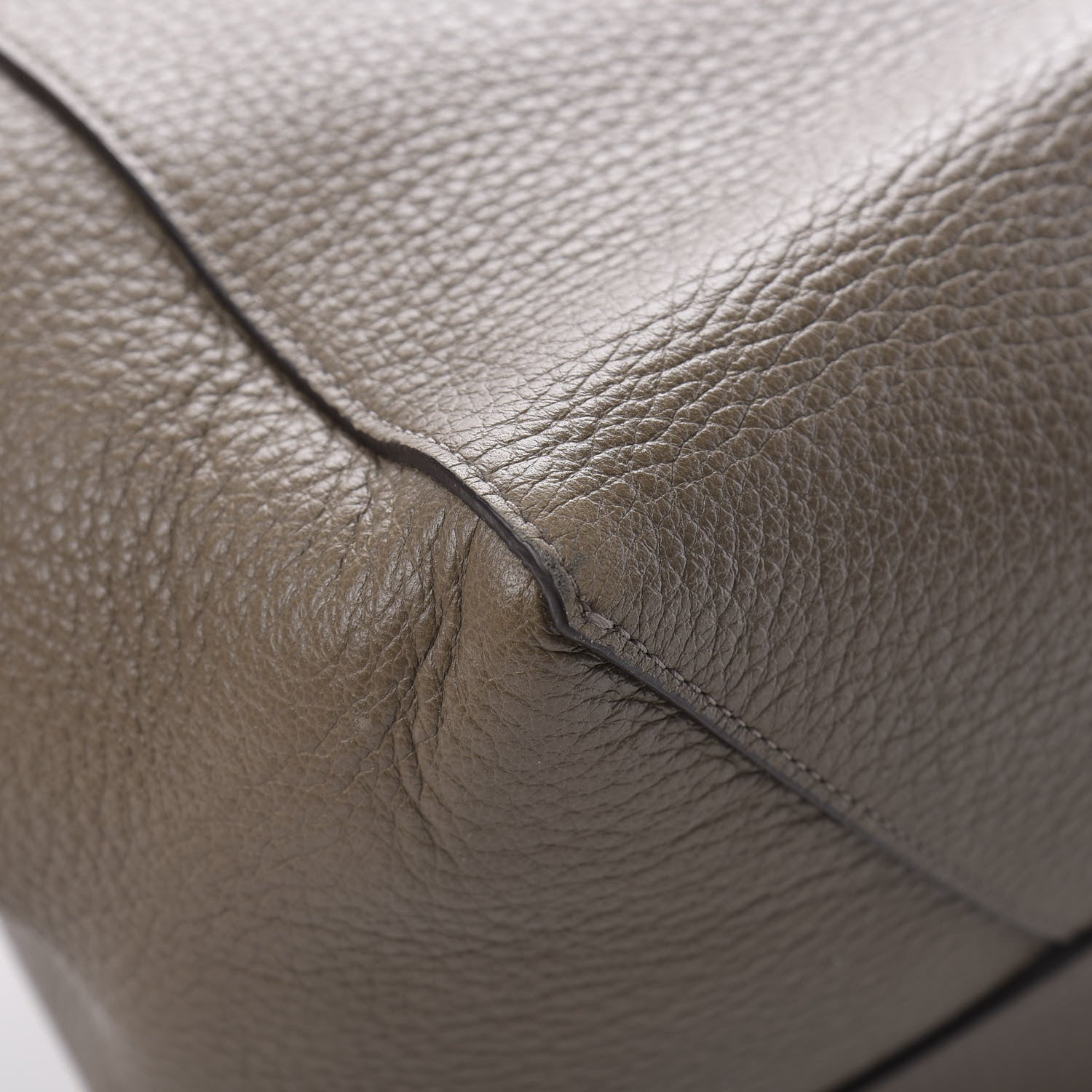 Celine Soft Grained Calfskin Medium Belt Cabas Phantom Souris 11 of 14
