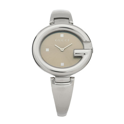Gucci Stainless Steel 36mm Guccissima Quartz Watch Brown 1 of 5