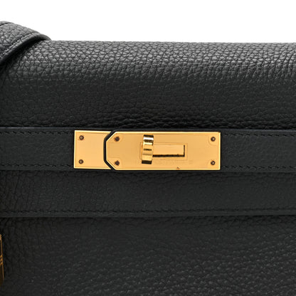Hermes Togo Kelly Retourne 28 Black 8 of 10
