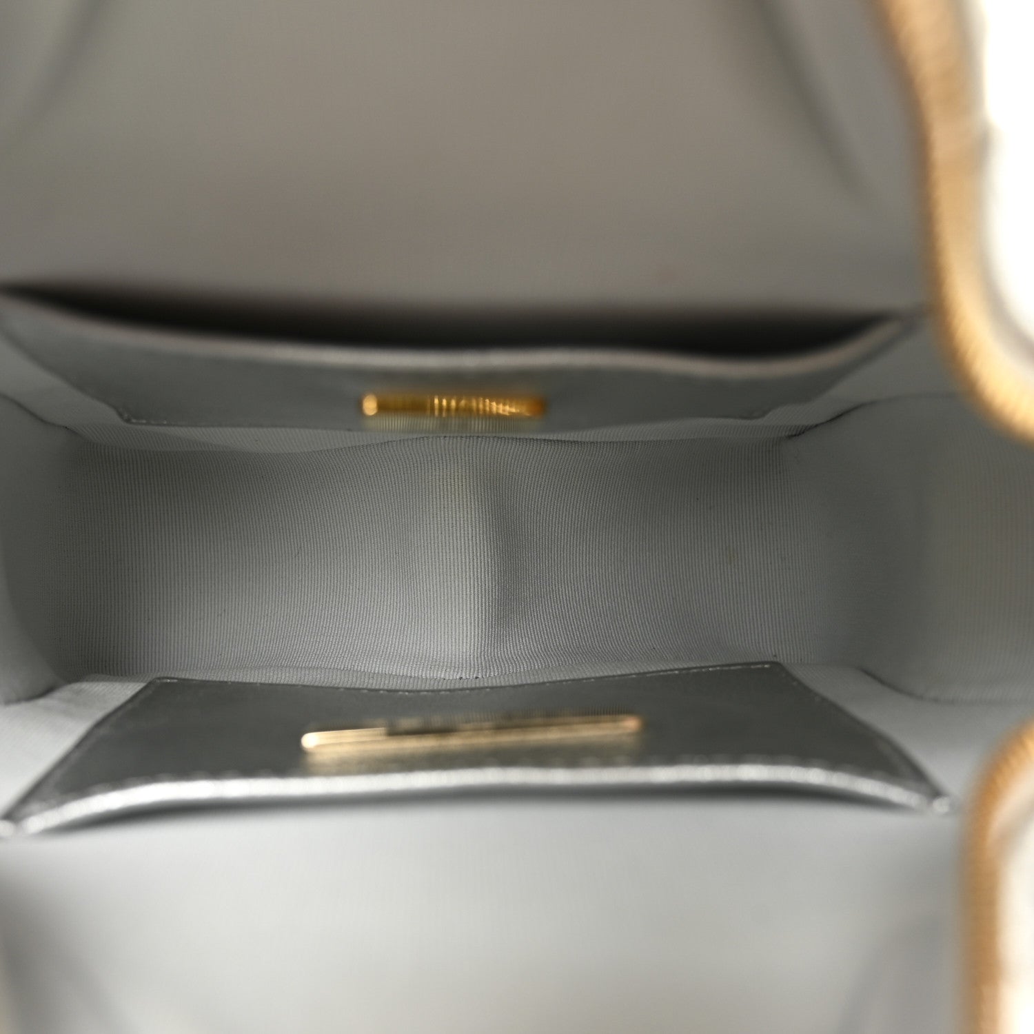 Chanel Metallic Lambskin Walk Of Fame Bag Silver 5 of 10