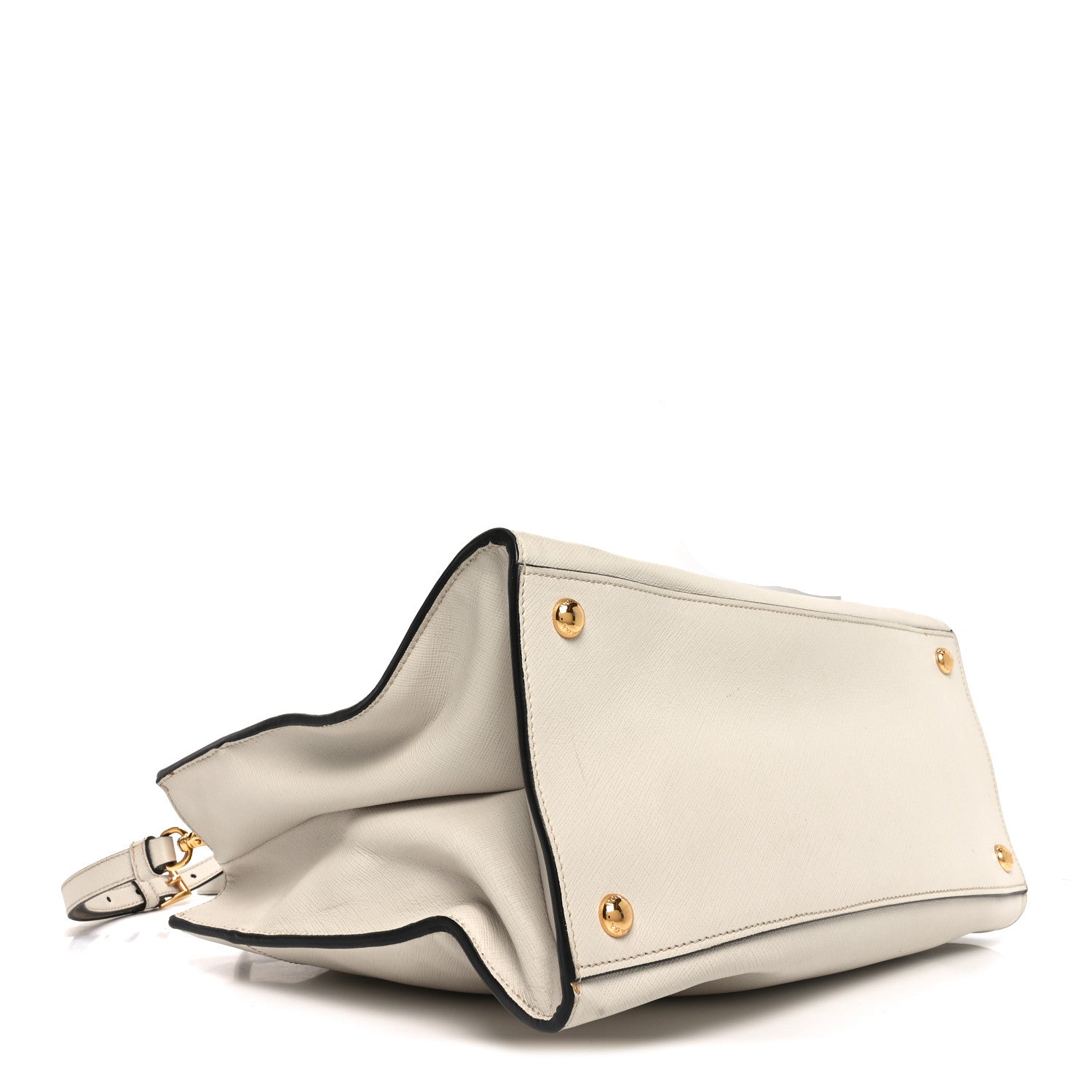 Prada Saffiano Soft Triple Pocket Tote Pomice 4 of 9
