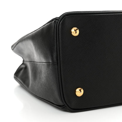 Prada Saffiano Lux Medium Tote Black 9 of 10