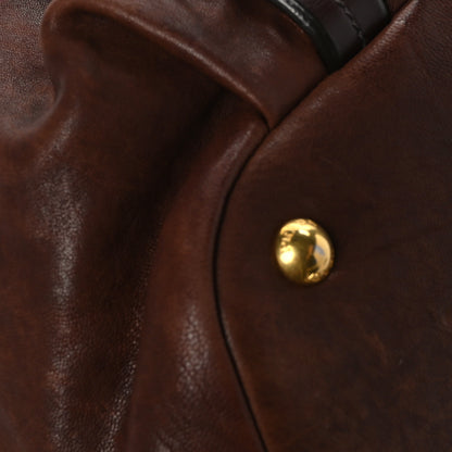 Prada Nappa Shoulder Bag Brown 8 of 9