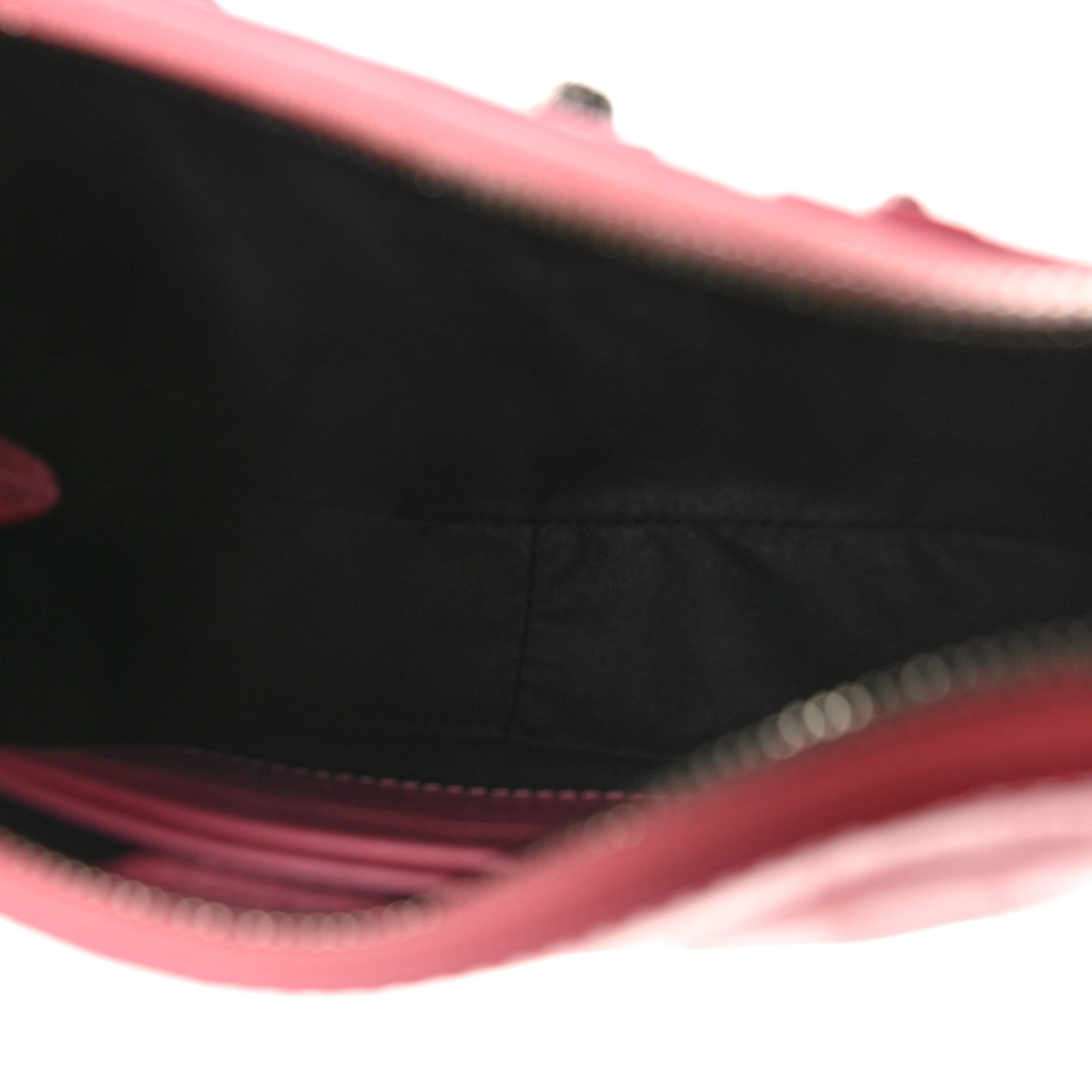 Balenciaga Extra Supple Calfskin Crocodile Embossed Le Cagole Mini Purse With Chain Sweet Pink 4 of 7