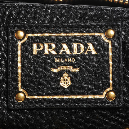 Prada Vitello Daino Shoulder Bag Nero Black 6 of 8