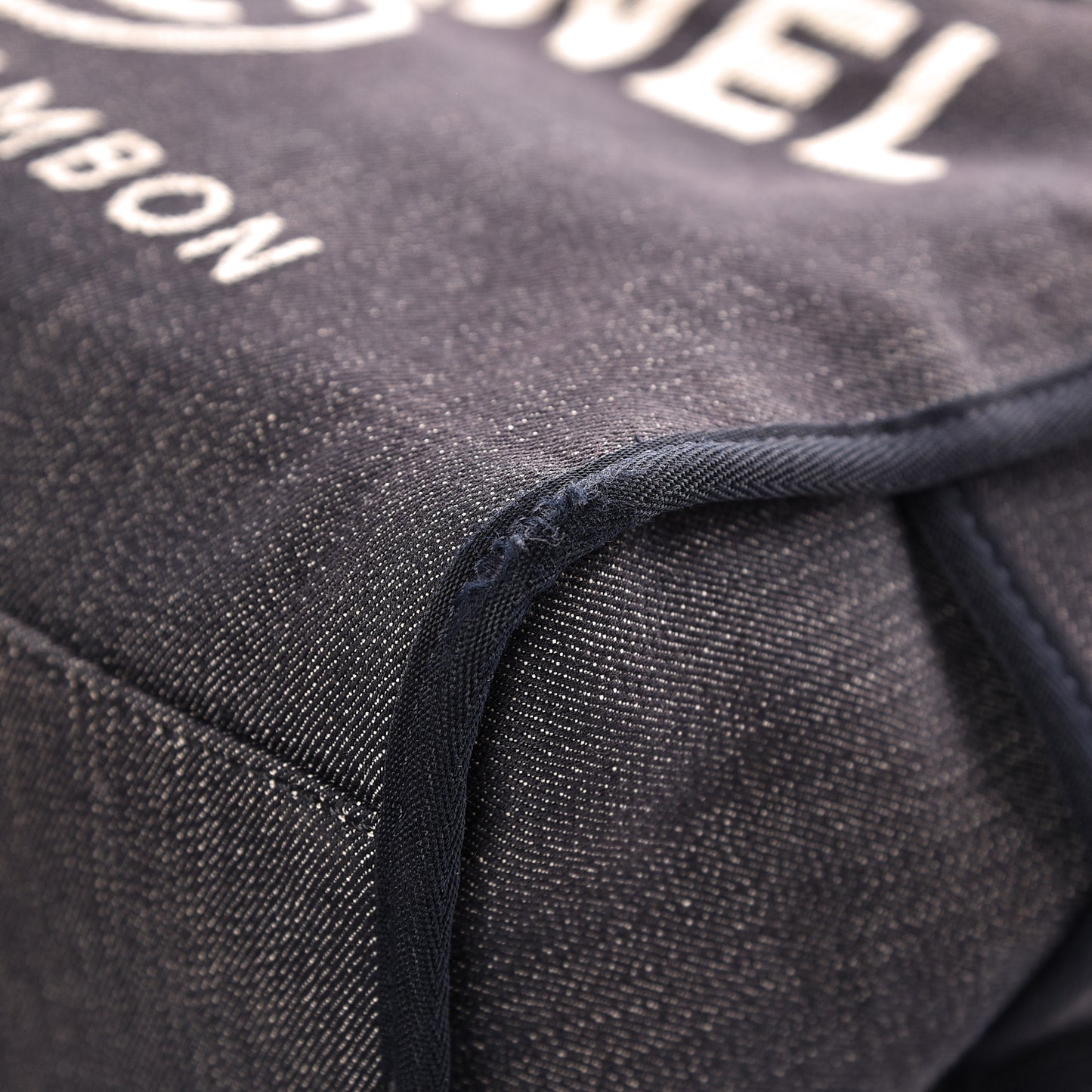 Denim Deauville Bowling Bag Dark Blue